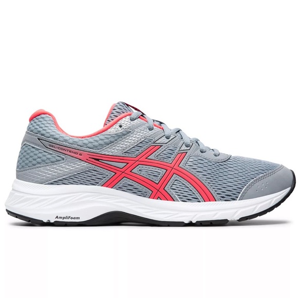ASICS Women's Athletic Shoes in Gray and Pink - Picture 3 of 8